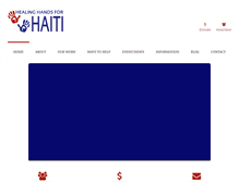 Tablet Screenshot of healinghandsforhaiti.org